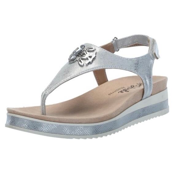 LifeStride Velocity 2.0 Soft System Buckle Thong Sandals Gold Size 10 - Picture 1 of 16